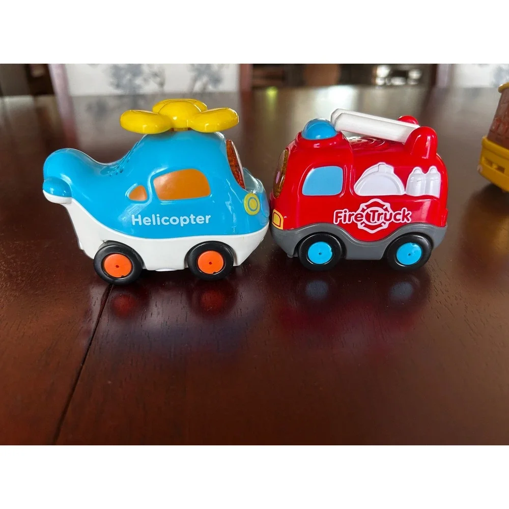 VTech Go Go Smart Wheels Lot‎ of 7 Vehicles ALL work - tested